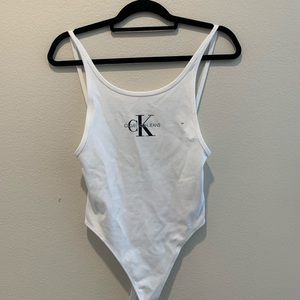 Calvin Klein White Bodysuit